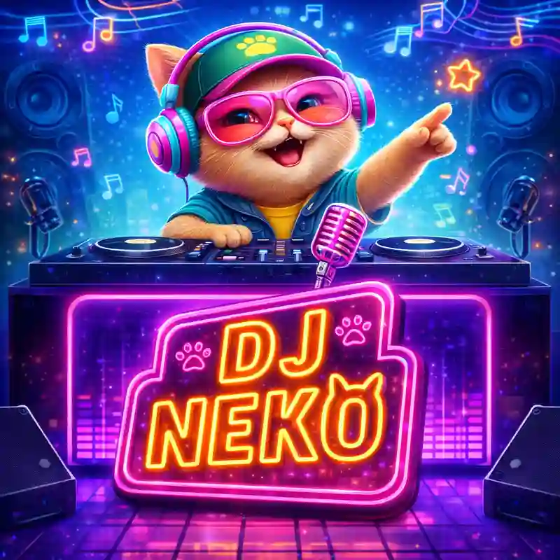 DJ Neko slot game at plus777